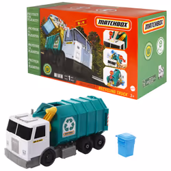Matchbox Action Drivers HHR64, Camion della spazzatura, 3 anno/i, Stilo AA, Multicolore