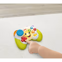 Fisher-Price Laugh & Learn Controller Gioca & Impara Ridi & Impara - Edizione multilingue, Joystick Giocattolo Musicale per l'Infanzia con Luci e Contenuti Educativi, Giocattolo per Bambini 6+ Anni - Vista aggiuntiva 6