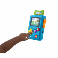 Fisher-Price Laugh & Learn Baby Console Gioca e Vai Edizione Multilingue, Finta Console con Luci e Suoni, Gioco Didattico di Attività Musicali Ridi & Impara, Giocattolo per Bambini 6+ Mesi - Vista aggiuntiva 5