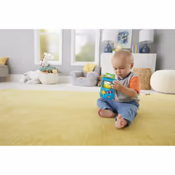 Fisher-Price Laugh & Learn Baby Console Gioca e Vai Edizione Multilingue, Finta Console con Luci e Suoni, Gioco Didattico di Attività Musicali Ridi & Impara, Giocattolo per Bambini 6+ Mesi - Vista aggiuntiva 6