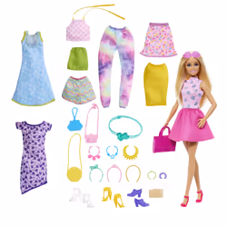 Barbie Fashionistas HKB07, Bambola alla moda, Femmina, 3 anno/i, Bambino/Bambina, 424,6 mm, Multicolore