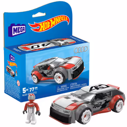 MEGA Hot Wheels HKF94, Set da costruzione, 5 anno/i, Plastica, 77 pz, 167,5 g