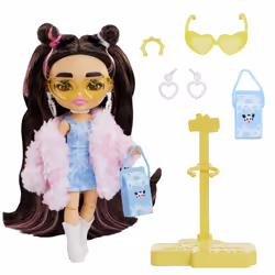 Barbie Extra HKP90, Mini bambola, Femmina, 3 anno/i, Bambino/Bambina, 139 mm, Multicolore