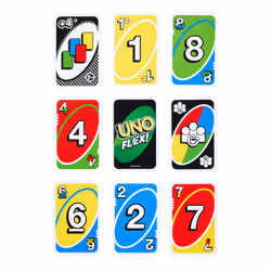 Games HMY99 gioco da tavolo UNO Flex Carta da gioco Sostituzione