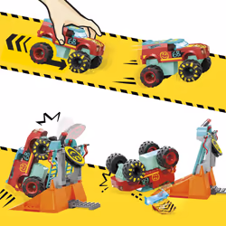MEGA Hot Wheels HNG53, Set da costruzione, 5 anno/i, Plastica, 151 pz, 452,2 g