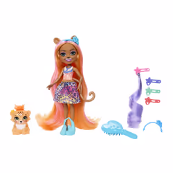 Enchantimals Glam Party HNV30, Bambola alla moda, Femmina, 4 anno/i, Bambino/Bambina, 155 mm, Multicolore