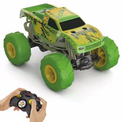 Hot Wheels Monster Trucks HTP15, Monster truck, 4 anno/i, Mini Stilo AAA, Plastica, Verde
