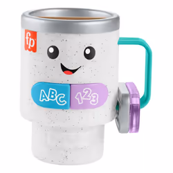 Fisher-Price Laugh & Learn Wake Up & Learn Coffee Mug, 0,5 anno/i, Sonoro, Batterie richieste, Multicolore