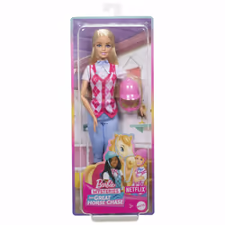 Barbie Mysteries The Great Horse Chase Bambola 'Malibu' Con Abiti E Accessori Da Equitazione - Vista aggiuntiva 4