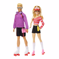 Barbie Fashionistas HXK90, Bambola alla moda, Maschio e femmina (set), 3 anno/i, Ragazza, Multicolore
