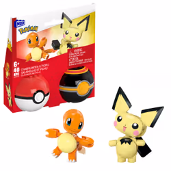 MEGA Pokémon HXP13, Set da costruzione, 6 anno/i, Plastica, 40 pz