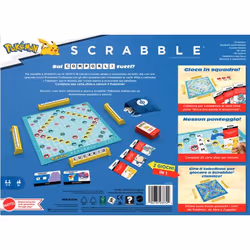 Games Scrabble Pokémon, Il Classico Gioco Da Tavolo Delle Parole Per Famiglie Con Due Modalità Di Gioco Per 2-4 Giocatori, Edizione Italiana - Vista aggiuntiva 6