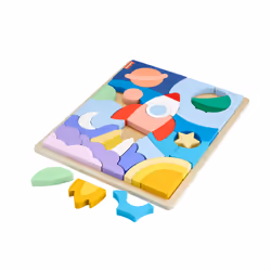 Fisher-Price HXY42 puzzle Puzzle a telaio 42 pz Spazio - Vista aggiuntiva 5