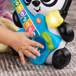 Fisher-Price Link Squad Animal Band Gina La Pandina Impariamo A Contare, Giocattolo Per L'Apprendimento Per Neonati Con Musica E Luci, Versione Italiana - Vista aggiuntiva 4