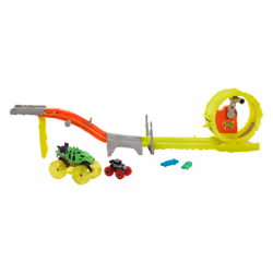 Hot Wheels Monster Trucks HYT07, Set monster truck e pista, 4 anno/i, Plastica, Multicolore