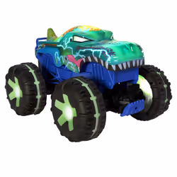 Hot Wheels Monster Trucks Mega-Wrex Alive In Scala 1:15, Veicolo Radiocomandato, Radiocomando Alimentato A Batteria Con Luci E Suoni Interattivi - Vista aggiuntiva 8