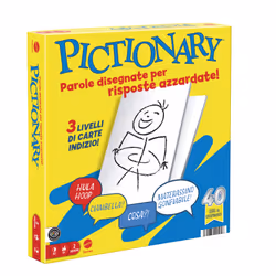Games Pictionary , Gioco Da Tavolo Per Bambini, Adulti E Serate Giochi in Famiglia Con Lavagnette E Pennarelli Cancellabili - Vista aggiuntiva 2