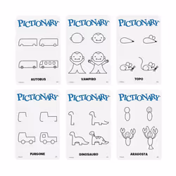 Games Pictionary , Gioco Da Tavolo Per Bambini, Adulti E Serate Giochi in Famiglia Con Lavagnette E Pennarelli Cancellabili - Vista aggiuntiva 8