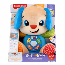 Fisher-Price Laugh & Learn Ridi E Impara Peluche Musicale Cagnolino Smart Stages, Giocattolo Musicale Per L'Apprendimento Per Neonati, Versione Multilingue - Vista aggiuntiva 6