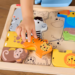Fisher-Price JFG10 puzzle Puzzle con formine 13 pz Animali - Vista aggiuntiva 3