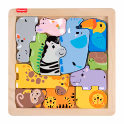 Fisher-Price JFG10 puzzle Puzzle con formine 13 pz Animali - Vista aggiuntiva 6