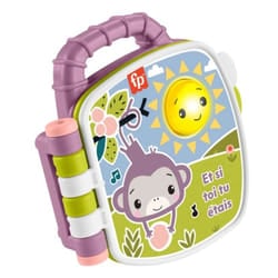 Fisher-Price Il Libro Delle Canzoncine Della Scimmietta Viola Per Neonati E Bambini Con Luci E Suoni, Versione Italiana
