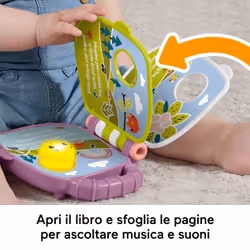 Fisher-Price Il Libro Delle Canzoncine Della Scimmietta Viola Per Neonati E Bambini Con Luci E Suoni, Versione Italiana - Vista aggiuntiva 5
