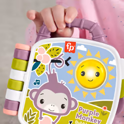 Fisher-Price Il Libro Delle Canzoncine Della Scimmietta Viola Per Neonati E Bambini Con Luci E Suoni, Versione Italiana - Vista aggiuntiva 6