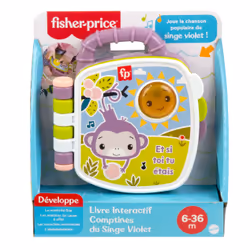 Fisher-Price Il Libro Delle Canzoncine Della Scimmietta Viola Per Neonati E Bambini Con Luci E Suoni, Versione Italiana - Vista aggiuntiva 7