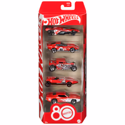 Hot Wheels JGK08, Set di veicoli, 3 anno/i, Metallo, Plastica, Rosso, Bianco
