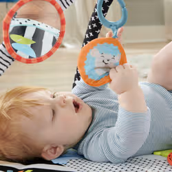 Fisher-Price JMN72 palestra per bambino e tappeto di gioco Tessuto, Plastica Multicolore Tappetino da gioco per bambino - Vista aggiuntiva 4