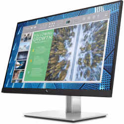 HP E-Series E24Q G4 Monitor PC 60,5 cm (23.8") 2560 x 1440 Pixel Quad HD Nero, Argento