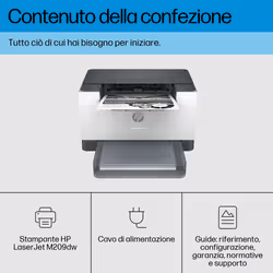 HP LaserJet Stampante M209dw - Vista aggiuntiva 5