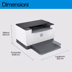 HP LaserJet Stampante M209dw - Vista aggiuntiva 6
