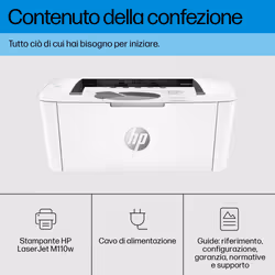 HP LaserJet Stampante M110w - Vista aggiuntiva 5