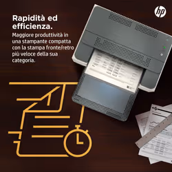 HP LaserJet Stampante HP M209dwe, Bianco e nero, Stampante per Piccoli uffici, Stampa, Wireless; HP+; donea a HP Instant Ink; Stampa fronte/retro; Cartuccia con JetIntelligence - Vista aggiuntiva 6