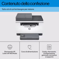 HP Stampante multifunzione LaserJet M234sdw - Vista aggiuntiva 5