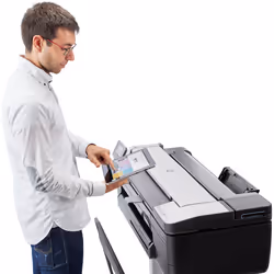 HP Designjet Stampante multifunzione T830 da 24" - Vista aggiuntiva 8