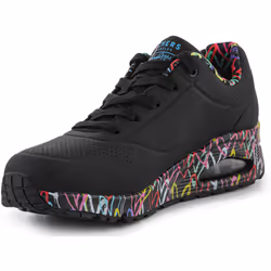 Sneakers basse Skechers Uno Loving Love White 155506-BBK Nero - 35 1/2