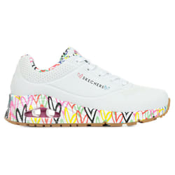 Sneakers Skechers Uno Loving Love Bianco - 38