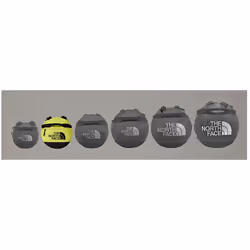 The North Face OS borsone 50 L Nylon, Poliestere Nero, Giallo - Vista aggiuntiva 5