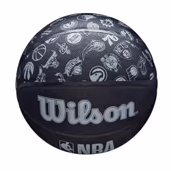 Wilson WTB1300XBNBA palla da pallacanestro Interno e esterno Nero, Grigio - Vista aggiuntiva 5