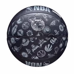 Wilson WTB1300XBNBA palla da pallacanestro Interno e esterno Nero, Grigio - Vista aggiuntiva 6