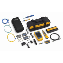 Fluke LIQ-KIT-FMC tester per cavo di rete Tester cavo in fibra Sensore InGaAs (Indio Gallio Arseniuro) Grigio, Giallo