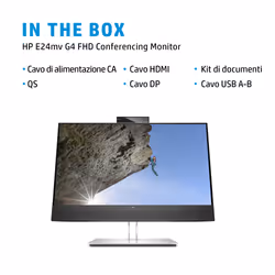 HP E24mv G4 FHD Conferencing Monitor - Vista aggiuntiva 5