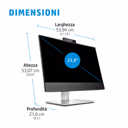 HP E24mv G4 FHD Conferencing Monitor - Vista aggiuntiva 6
