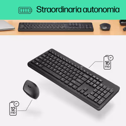 HP Combo tastiera e mouse wireless 230 - Vista aggiuntiva 5