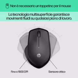 HP 280 Silent Wireless Mouse - Vista aggiuntiva 7