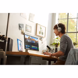 HP Z25xs G3 25" Quad HD Grigio - Vista aggiuntiva 7