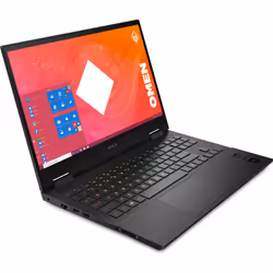 HP OMEN 15-ek0014nl Intel® Core™ i7 i7-10750H Computer portatile 39,6 cm (15.6") Full HD 16 GB DDR4-SDRAM 1 TB SSD NVIDIA GeForce RTX 2070 Super Max-Q Wi-Fi 6 (802.11ax) Windows 10 Home Nero